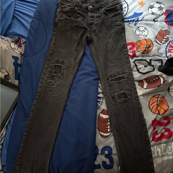 Ksubi chitch boneyard ripped jeans black no tag